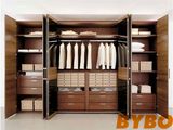 Bi-Fold Timber Veneer Finish Wardrobe (BY-W-20)