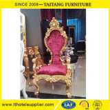 Marriage Event Luxury Decorating Wooden King Throne Chair