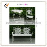 Shabby Chic Folding Antique Iron Garden Furniture