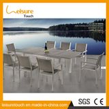 Modern Patio Aluminum Rattan Dining Table and Chair Outdoor Garden Bistro Wicker Furniture