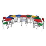 Kindergarten Furniture Kids Table Chair Metal Frame Chairs and Table for Children