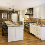 America Popular Shaker Style Kitchen Cabinet with Island