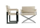 Jean-Marie Massaud Aster X Chairs / Famous Design Dining Chair / Leather Restaurant Chair