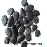 Black Pebbles for Landscaping