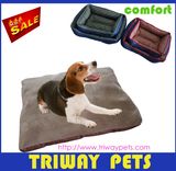 Soft Flannel & Printed Fabric Pet Bed (WY161030)