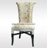 Hotel Furniture High Back Wood Dining Chair with Fabric Uphystery