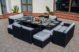 Super Deluxe Rattan Cube Dining Set