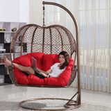 2017 New Double Swing Swing, Rattan Furniture, Rattan Basket (D157)