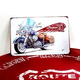 Printing Custom Wall Plaque Vintage motorcycle Sign Metal Craft