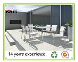Outdoor Garden Chairs with Stainless Steel Frames