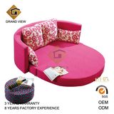 Antique Furniture Modern Round Double Sofa Bed (GV-BS641)