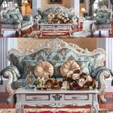 Classic Fabric Sofa with Wooden Sofa Frame (956)