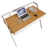 Wooden Office Computer Desk with Cabinet