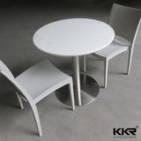 Restaurant Round Pedestal Marble Top Coffee Table