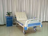 Home Health Care Equipment 1-Crank Adjustable Manual Hospital Bed