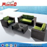 Rattan Garden Rattan Sofa, Outdoor Patio Rattan Sofa Chairs Bistro Chairs for Cafe