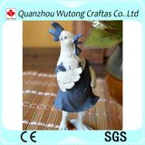 American Village Style Cartoon Resin Beggar Chicken Figurine