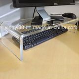 Custom Smooth Waterfall Style Acrylic Computer Stand