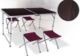 Aluminum Alloy Portable Camping Picnic Table