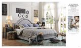 Double Bed American Home Bed for Bedroom Furniture
