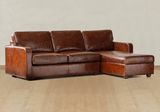 Living Room Corner Sofa, Hotel Sofa, Genuine Leather Corner Sofa Yh-235