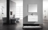 Wall Mounted PVC Cabinet with Resin Basin
