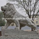 Natural Stone Grey Granite Animal Carving Statue / Sculpture for Garden