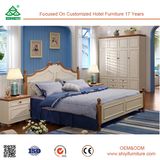 Classic Vintage Style Solid Wood Double Bed Designs Pure Walnut Wood Bed Legs