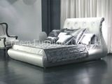 Hot Design Bedroom Furniture Solid Wood Bed