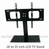 Tempered Glass Base Television Bracket Mount Rack TV Stand