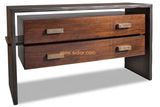 (CL-7706) Antique Luxury Wooden Restaurant Hotel Furniture with Table