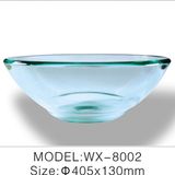 Transparent Color Round Glass Wash Basin