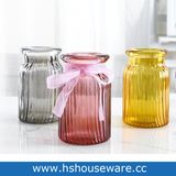 Decorative Glass Home Decor Vase for Floral Arrangements