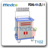 Medical ABS Hospital Anesthesia Medical Trolley for Patient Treatment