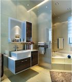 PVC White Painted Bathroom Cabinet (wy-005)