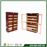 Deluxe Upright Wooden Cigar Humidor Cabinet for Box