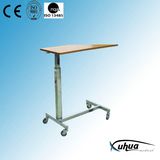 Hospital Furniture, Height Adjustable Hospital Overbed Table (L-4)