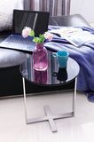 Fashion Design Stainless Steel Side End Coffee Table (CJ-142)