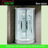 Frosted Curved Fiber Glass Completed Simple Shower Cabinet (TL-8846)