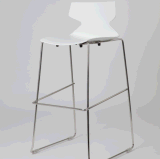 Good Quality Modern Design Stainless Steel High End Bar Chair