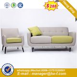 Fashion Simple Design Black Leather Office Sofa (HX-8NR2269)