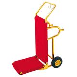 Portable Stainless Steel Luggage Trolley for Hotel