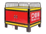 Wal-Mart Style Metal Promotion Table with Cabinet for Retailing (HY-PJT01)