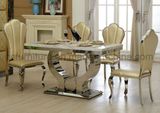 Modern Furniture Dining Table with Marble Top