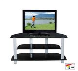 Simple Black Glass TV Stand (TV062)