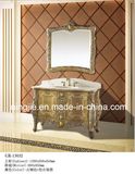 Solid Wood Bathroom Vanity Cabinet with Single Basin (13032)
