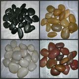 Natural Stone White Black Pebble for Garden Paving