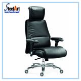 Office Furniture High Back Leather Chair with Headrest