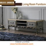 2016 New Collection Luxury Blue Amber Collection Cabinet Ba-1902 Solid Wood Cabinet Living Room TV Cabinet New Design Cabinet