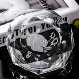 K9 Novel Design Round Crystal Ashtray for Home Decoration (KS13032)